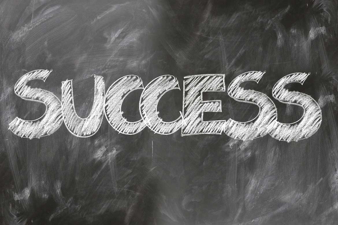 success written on a chalkboard