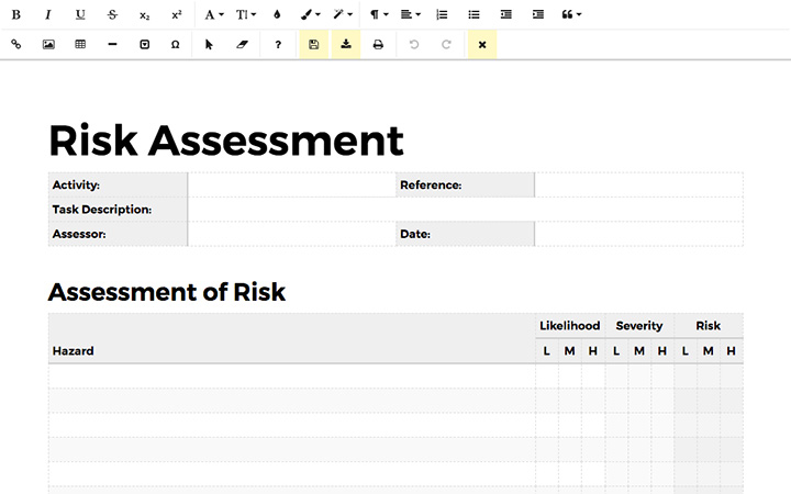risk assessment tool