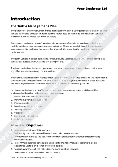 Form Construction Traffic Management Plan image 3