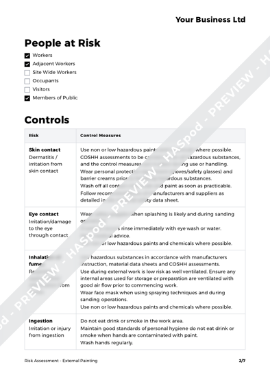 Risk Assessment External Painting image 2
