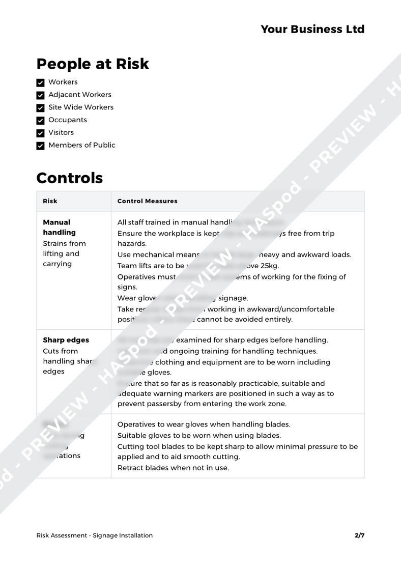 Roof Installation Risk Assessment Template Haspod vrogue.co